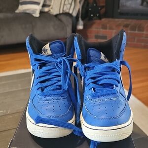 Nike Air Blue High-Top Sneakers